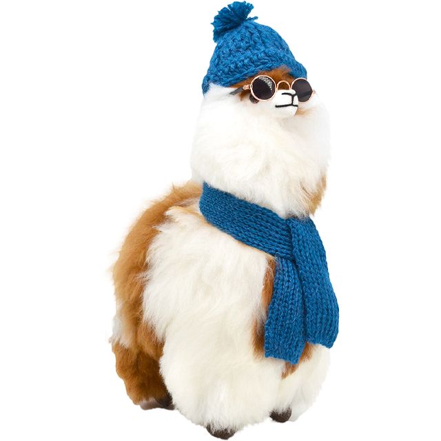 Alpaca Figure with Fashion Accessories Apparel & Accessories Alpaca Classic Blue 