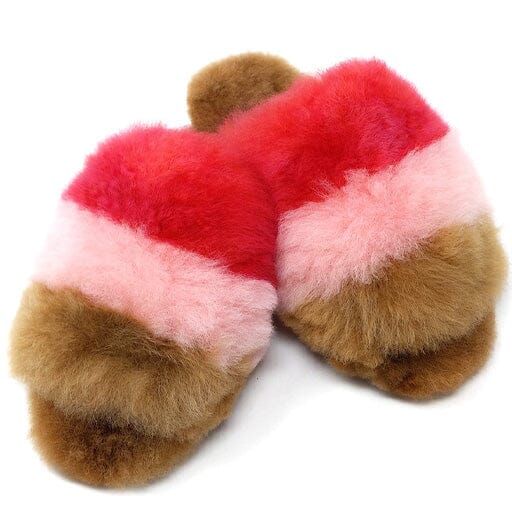 Heavenly Soft Baby Alpaca Open-Toe Slippers Apparel & Accessories Inca Small 3-5.5 