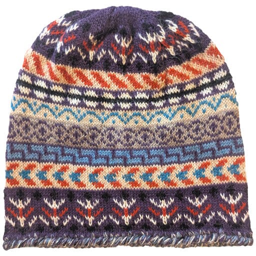 The Highland Ridge Alpaca Hat Winter Hat Alpaca Classic Purple 