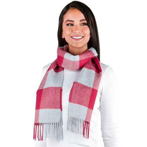 Buffalo Checkered Plaid Alpaca Scarf