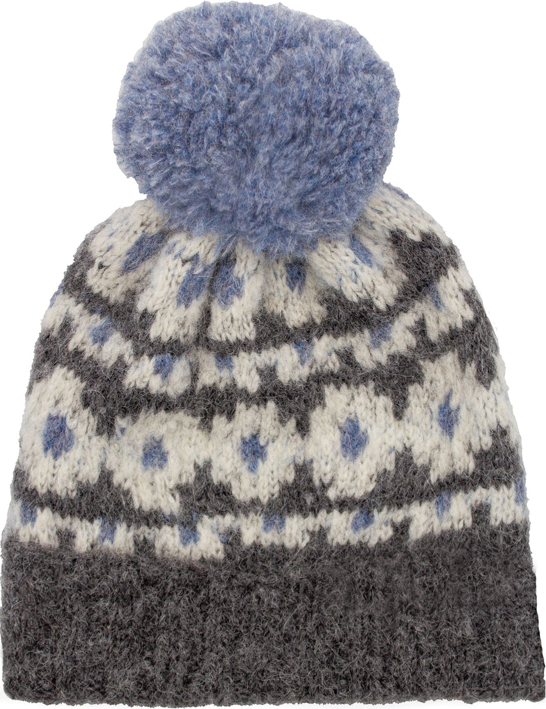 Colorado Smooth Alpaca Hat Winter Hat Alpaca Classic Combination Charcoal 